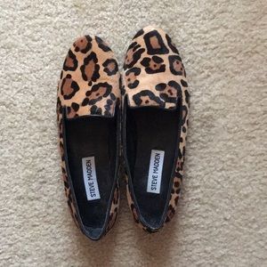 Steve Madden Leopard Print Loafers